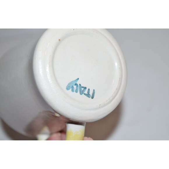 Vtg Elephant Mug Coffee Cup Floral Italy Hand Painted Unique design - Picture 6 of 6